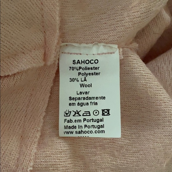 NWOT Sahoco crop peplum sweater - Picture 4 of 4